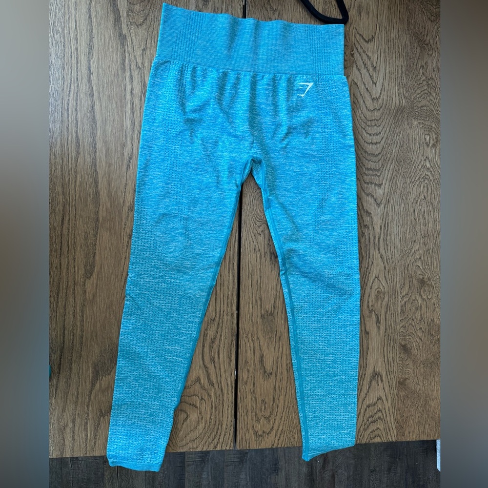 Gymshark blue leggings size medium